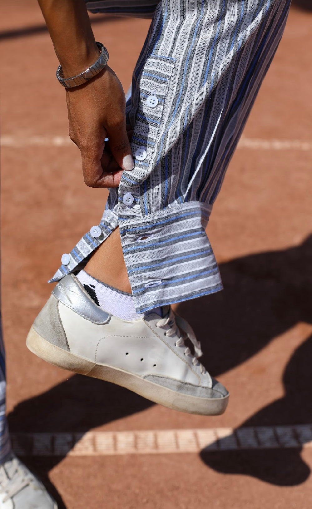 FLIPPED BUTTONED PANTS