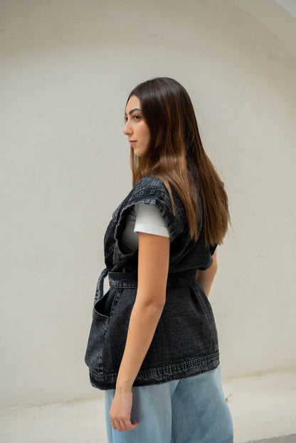 BLK DENIM VEST