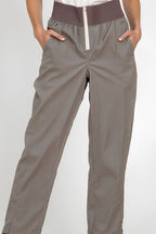 HIGHWAIST ZIP PANTS